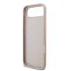 Guess PU 4G Metal Logo tok iPhone Air készülékhez rózsaszín