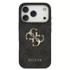 Guess PU 4G Metal Logo tok iPhone 17 Pro készülékhez szürke