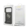 Guess PU 4G Metal Logo tok iPhone 17 Pro készülékhez szürke