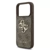 Guess PU 4G Metal Logo tok iPhone 17 Pro készülékhez barna