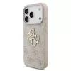 Guess PU 4G Metal Logo tok iPhone 17 Pro készülékhez rózsaszín