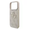Guess PU 4G Metal Logo tok iPhone 17 Pro készülékhez rózsaszín