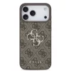 Guess PU 4G Metal Logo Strap tok iPhone 17 Pro Max készülékhez barna