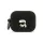 Karl Lagerfeld 3D Logo NFT Karl Head szilikon tok AirPods Pro 3 készülékhez fekete