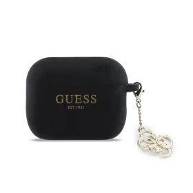   Guess 4G Charm szilikon tok AirPods Pro 3 készülékhez fekete