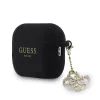 Guess 4G Charm szilikon tok AirPods Pro 3 készülékhez fekete