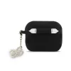 Guess 4G Charm szilikon tok AirPods Pro 3 készülékhez fekete