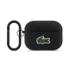 Lacoste Petit Pique Croc Logo Patch tok AirPods Pro 3 készülékhez fekete