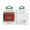 Lacoste Petit Pique Croc Logo Patch tok AirPods Pro 3 készülékhez piros