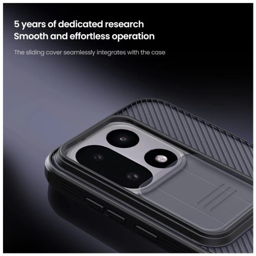 Nillkin CamShield PRO merev tok for OnePlus 15 készülékhez átlátszó fekete