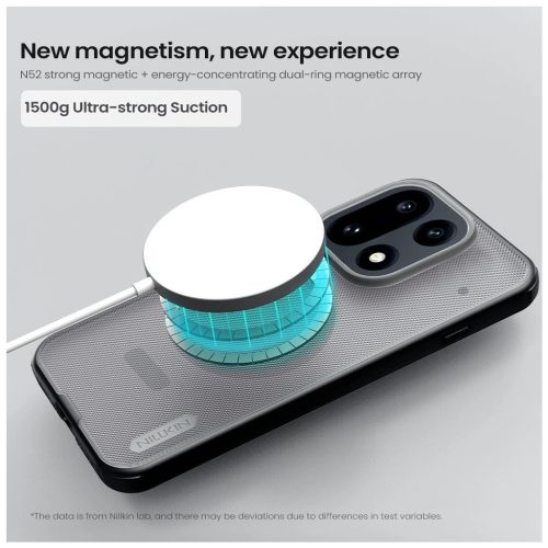 Nillkin Super Frosted PRO Mágneses Tok OnePlus 15 készülékhez átlátszó fekete