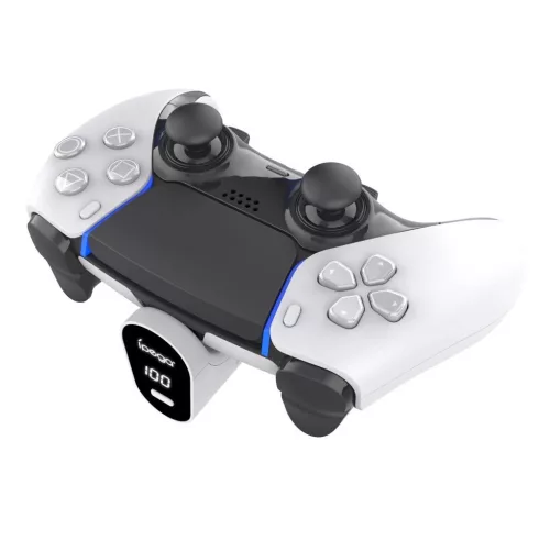 iPega P5042 Hordozható Újratölthető Akkumulátor PS5 Controller készülékhez fehér (Sérült Csomagolás)