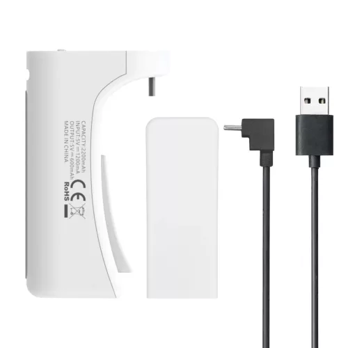 iPega P5042 Hordozható Újratölthető Akkumulátor PS5 Controller készülékhez fehér (Sérült Csomagolás)