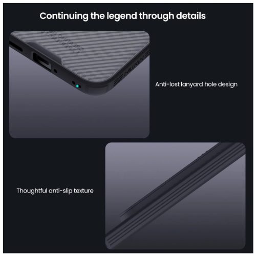 Nillkin CamShield PRO kemény tok Xiaomi Redmi Note 15 Pro+ 5G készülékhez átlátszó fekete