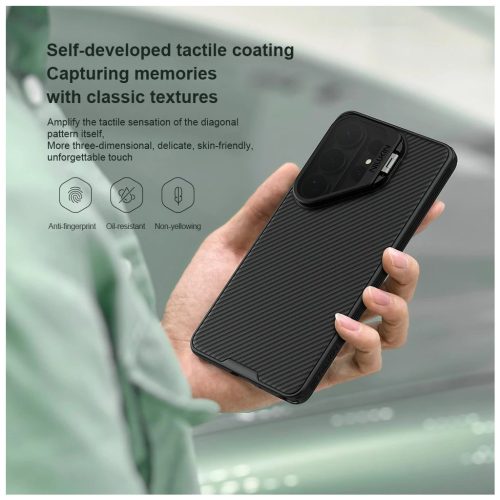 Nillkin CamShield Prop Magnetic (Transparent Lens) tok Samsung Galaxy S26 Ultra készülékhez átlátszó fekete