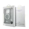 Guess IML Glitter Script Strap MagSafe tok iPhone 17 Pro készülékhez fekete