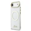 Guess IML Glitter Script Strap MagSafe tok iPhone Air készülékhez átlátszó