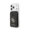Guess PU 4G Mirror MagSafe Cardslot Tartó fekete