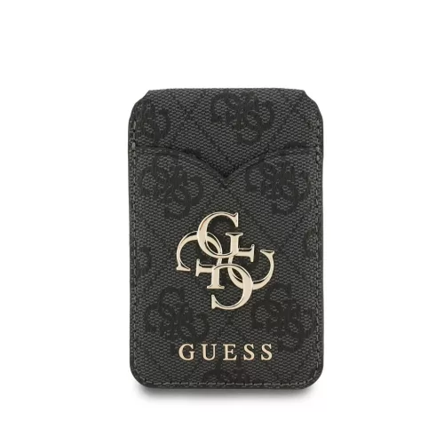 Guess PU 4G Mirror MagSafe Cardslot Tartó fekete