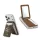 Guess PU 4G Mirror MagSafe Cardslot állvány barna