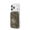 Guess PU 4G Mirror MagSafe Cardslot állvány barna