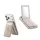 Guess PU 4G Mirror MagSafe Cardslot Stand tok rózsaszín