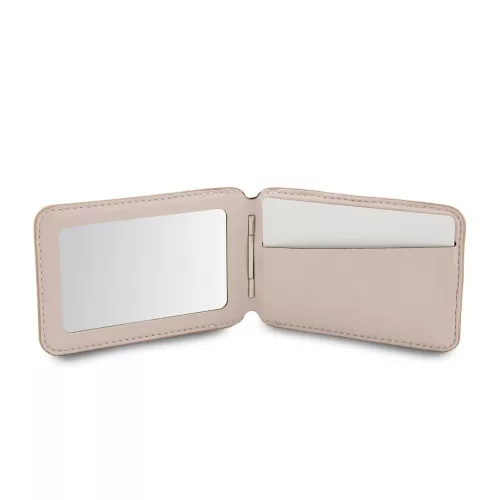 Guess PU 4G Mirror MagSafe Cardslot Stand tok rózsaszín