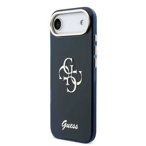 Guess IML 4G Script Metal Logo tok iPhone Air készülékhez, kék