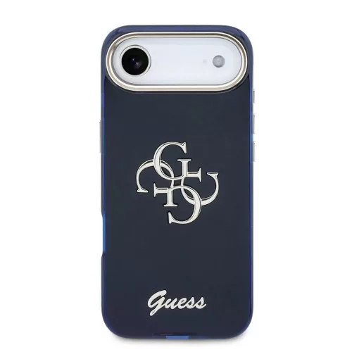 Guess IML 4G Script Metal Logo tok iPhone Air készülékhez, kék