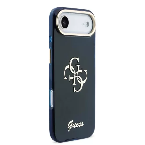 Guess IML 4G Script Metal Logo tok iPhone Air készülékhez, kék