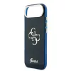 Guess IML 4G Script Metal Logo tok iPhone Air készülékhez, kék