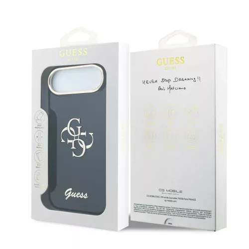 Guess IML 4G Script Metal Logo tok iPhone Air készülékhez, kék
