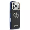 Guess IML 4G Script Metal Logo tok iPhone 17 Pro készülékhez kék