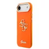 Guess IML 4G Script Metal Logo tok iPhone Air készülékhez narancssárga