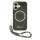 Guess IML Glitter Script Strap MagSafe tok iPhone 17 készülékhez fekete
