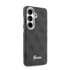 Guess PU 4G Script Metal Logo mágneses tok Samsung Galaxy S26 készülékhez fekete