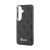Guess PU 4G Script Metal Logo mágneses tok Samsung Galaxy S26 készülékhez fekete