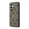 Guess 4G Gold Frame mágneses műbőr tok Samsung Galaxy S26 készülékhez barna