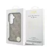 Guess 4G Gold Frame mágneses műbőr tok Samsung Galaxy S26 készülékhez barna