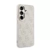 Guess PU bőr 4G aranykeretes mágneses tok Samsung Galaxy S26 készülékhez, rózsaszín