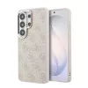 Guess PU bőr 4G Gold Frame mágneses tok Samsung Galaxy S26 Ultra készülékhez rózsaszín