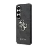 Guess PU 4G Metal Logo tok Samsung Galaxy S25+ készülékhez szürke