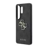 Guess PU 4G Metal Logo tok Samsung Galaxy S25 Ultra készülékhez szürke