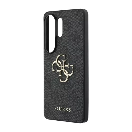 Guess PU 4G Metal Logo tok Samsung Galaxy S25 Ultra készülékhez szürke