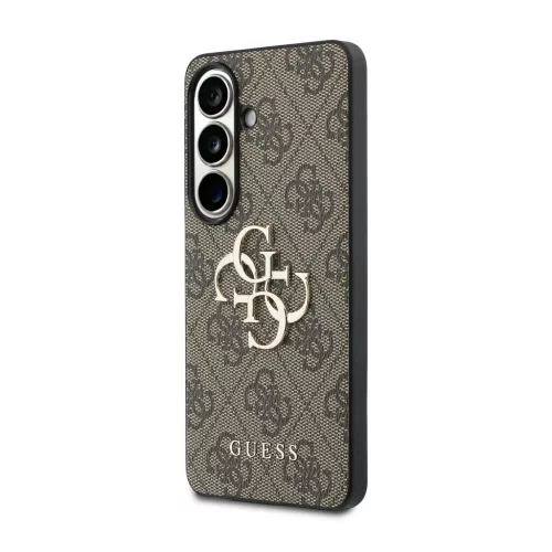 Guess PU 4G Metal Logo tok Samsung Galaxy S26 készülékhez barna