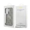 Guess PU 4G fém logós tok Samsung Galaxy S26 Ultra készülékhez barna