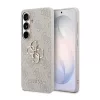 Guess PU 4G Metal Logo tok Samsung Galaxy S26 készülékhez rózsaszín