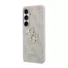 Guess PU 4G Metal Logo tok Samsung Galaxy S26 készülékhez rózsaszín