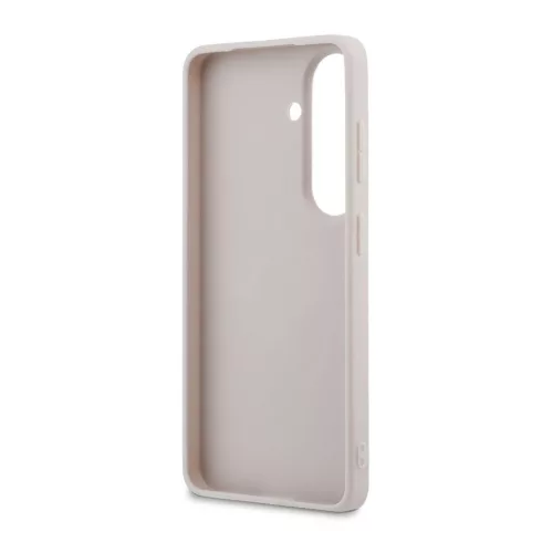 Guess PU 4G Metal Logo tok Samsung Galaxy S26 készülékhez rózsaszín