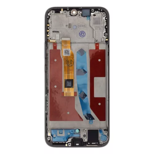 Honor 400 Lite készülékhez LCD kijelző, érintőpanel és előlapi keret, szürke